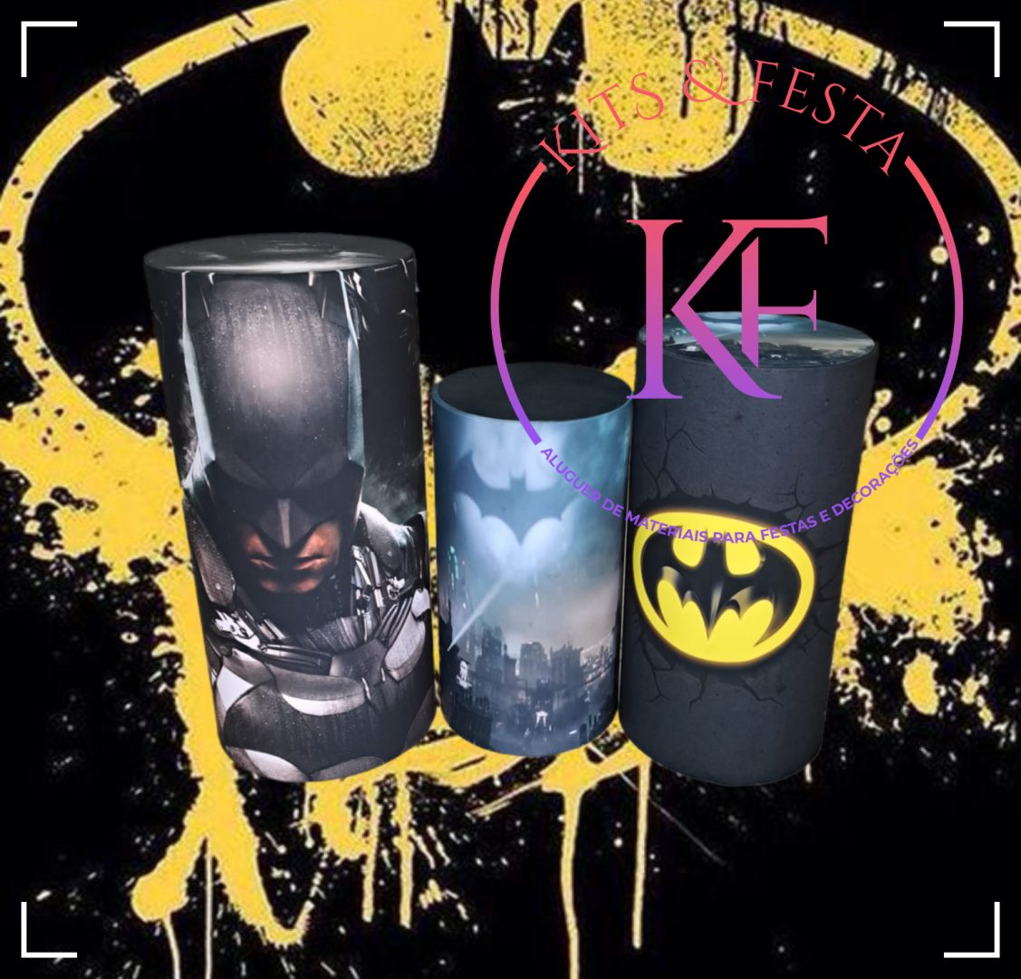 kit festa decoração batman