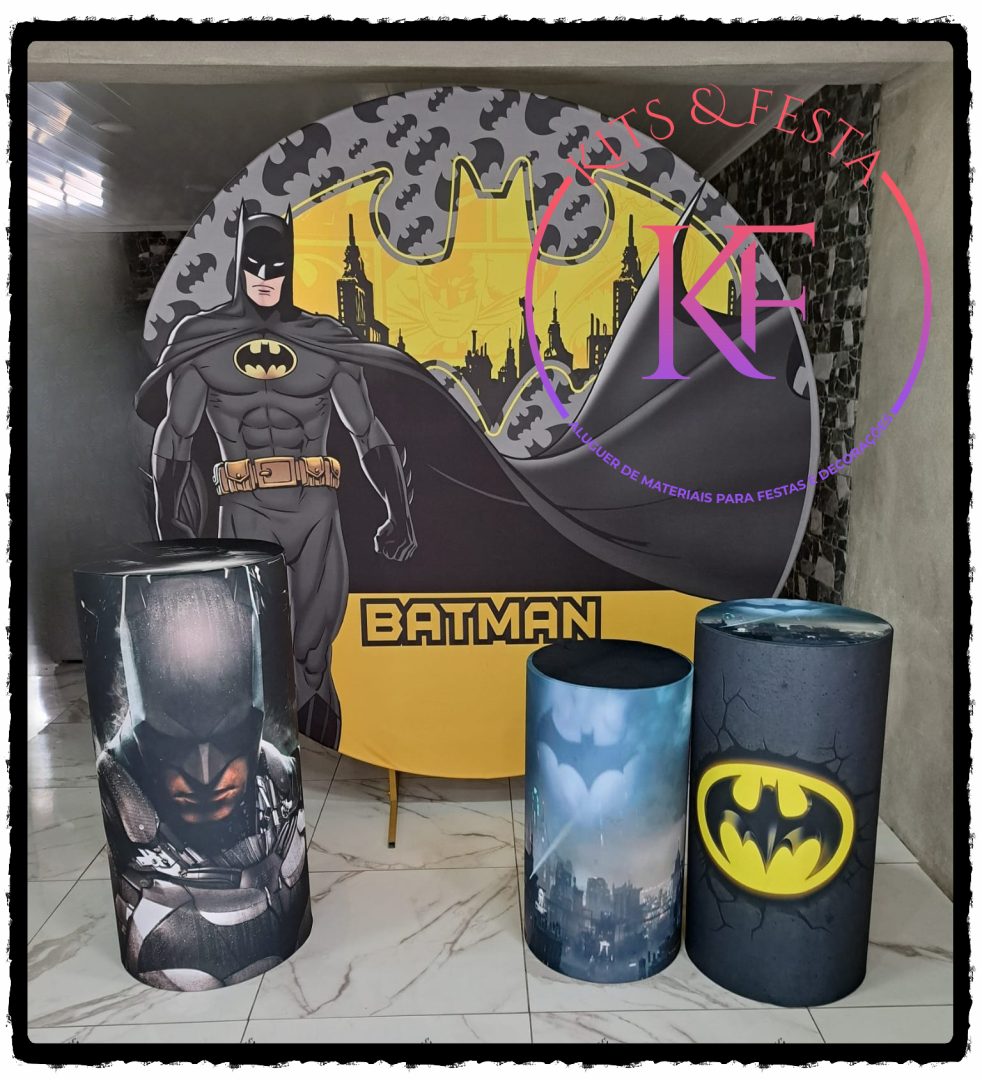 kit festa decoração batman