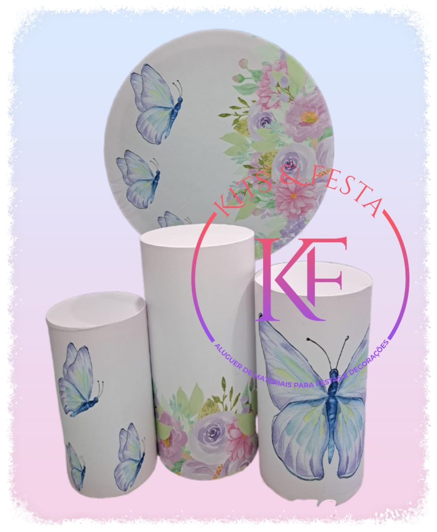 kit festa decoração borboletas
