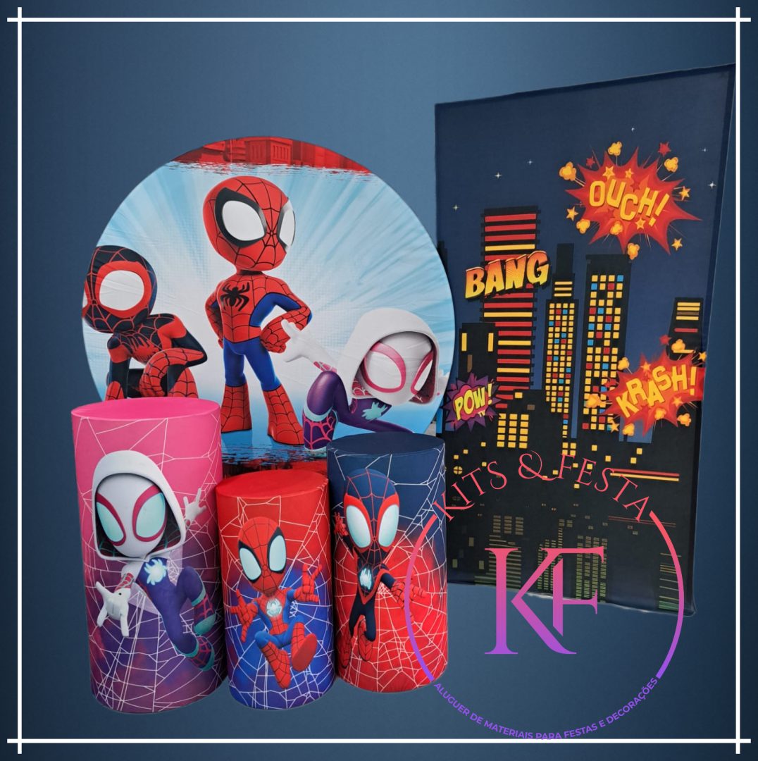 Kit Festa decoração Homem Aranha