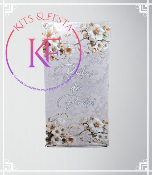 painel retangular bodas de prata