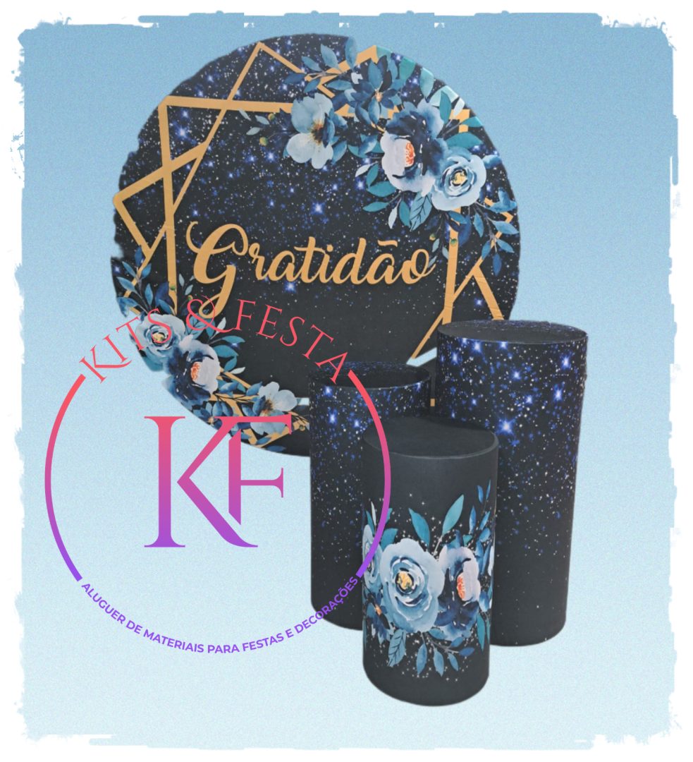 Gratidão, Kit Festa Decoração, aniversário.