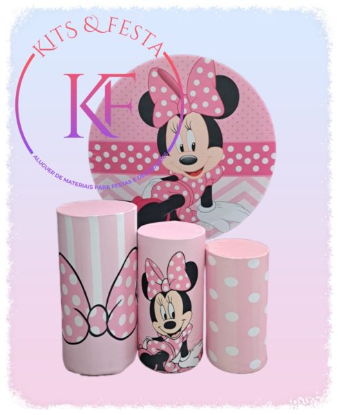 MINNIE rosa kit festa decoração aniversário