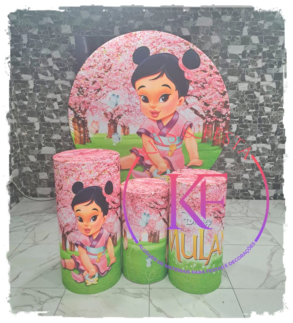 Mulah, Kit Festa Decoração, aniversário.