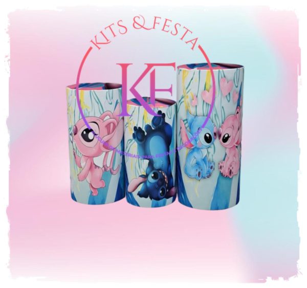Stitch e Angel kit festa decoração aniversário