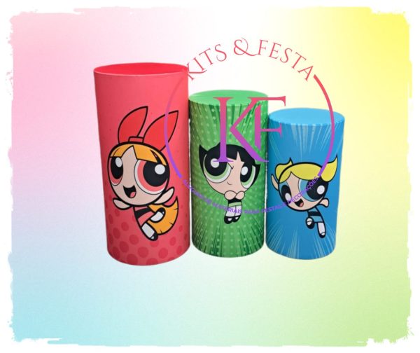 Meninas Super Poderosas, Kit Festa Decoração.