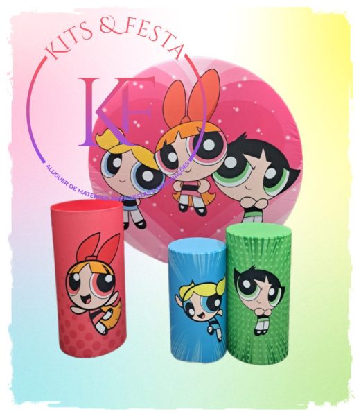 Meninas Super Poderosas, Kit Festa Decoração.