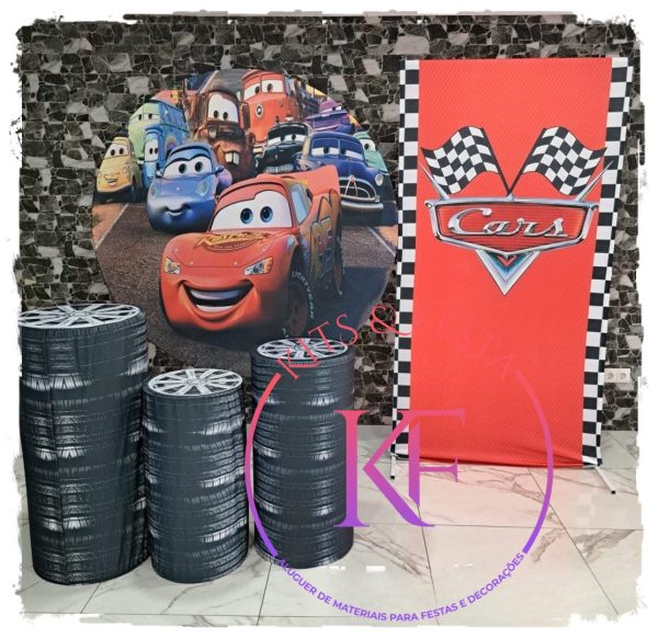Carros, faísca, Mcqueen decoração festa, kit festa, aluger