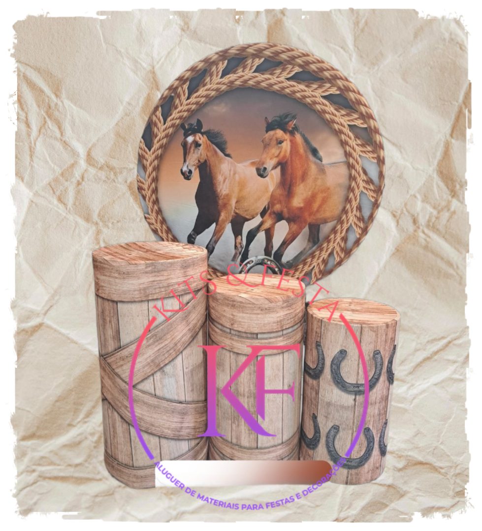 Kit Cavalos aniversário decoração festa