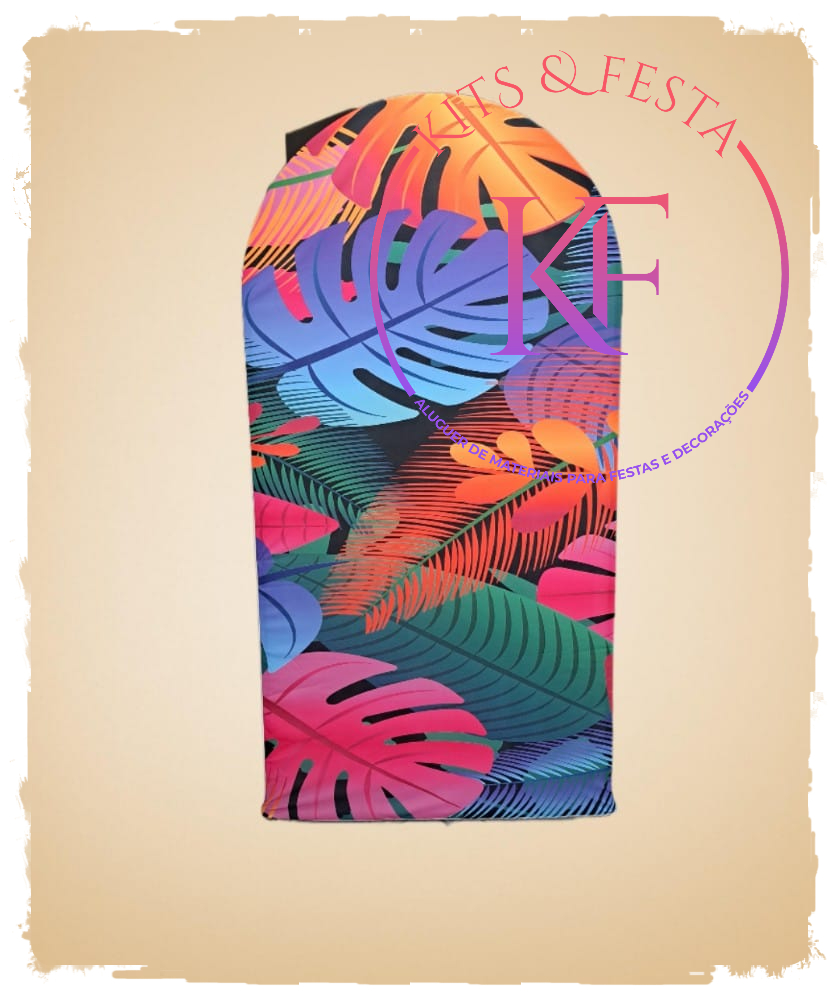 kit festa floral tropical, decoração, aniversário