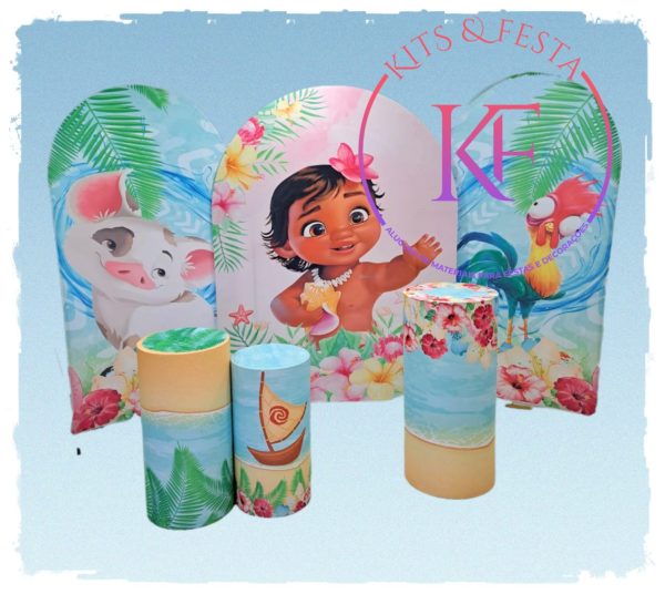 Moana Bebe, kit festa, aniversário, decoração