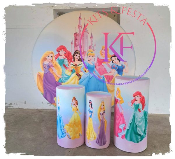 Princesas kit festa decoração