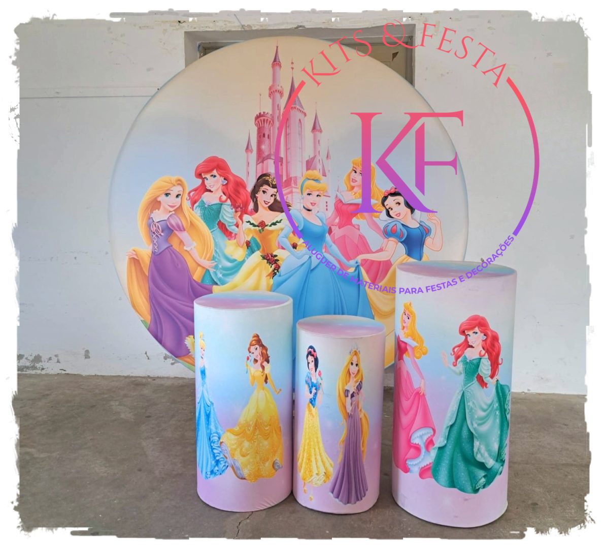 Princesas kit festa decoração