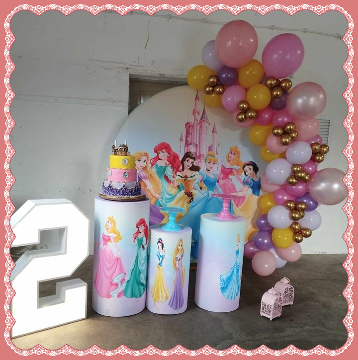 kit festa princesas festa decoração