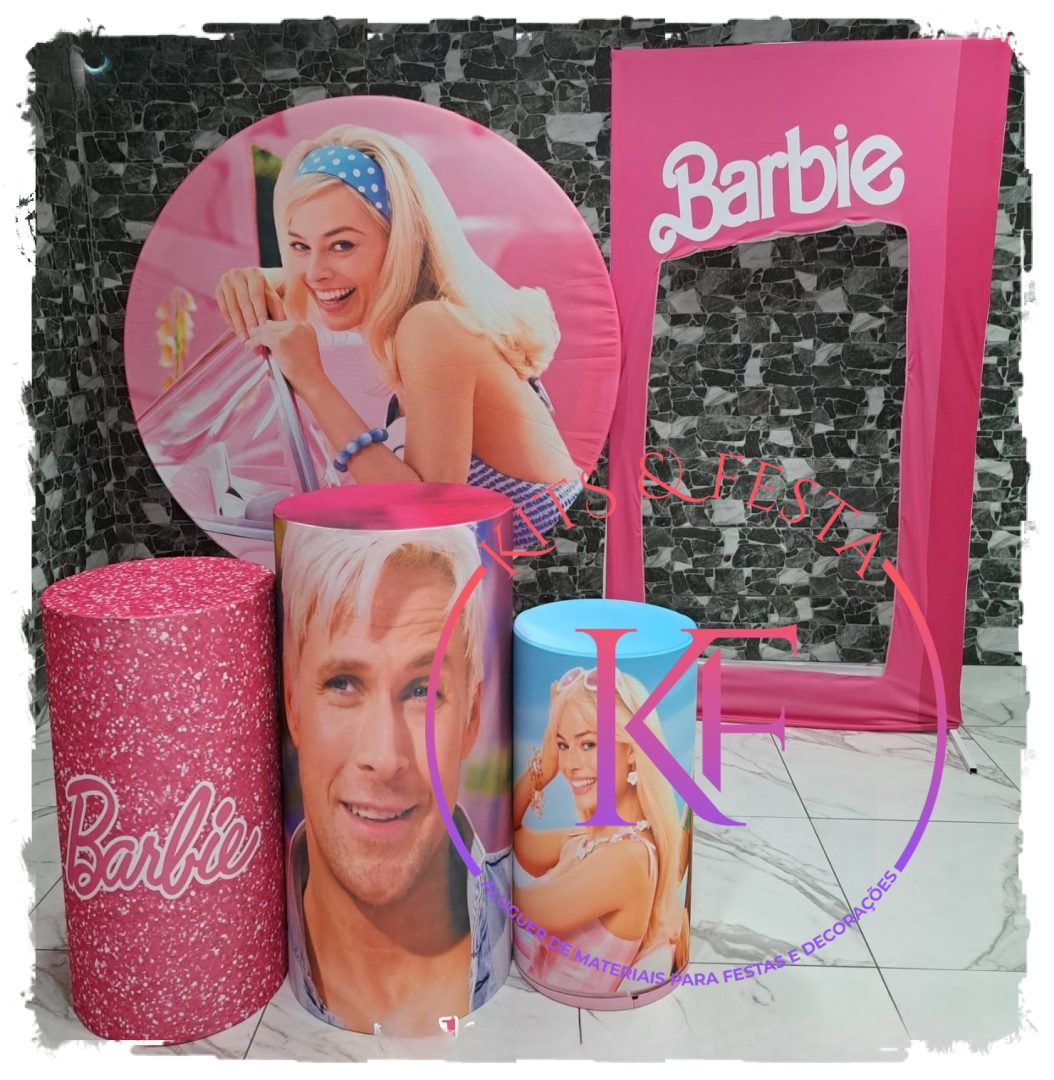KIt festa barbie, decoração, aniversário, ilha de sao miguel, açores