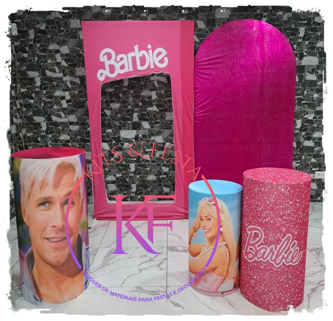 KIt festa barbie, decoração, aniversário, ilha de sao miguel, açores