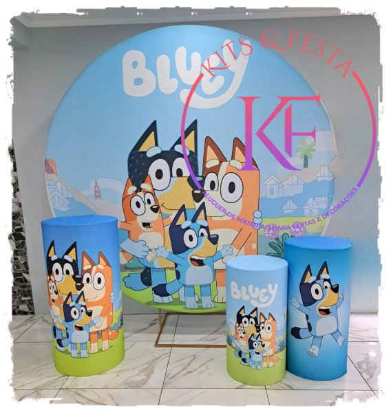 Bluey, kitfesta, ilha de são miguel, açores, decoração, aniversario