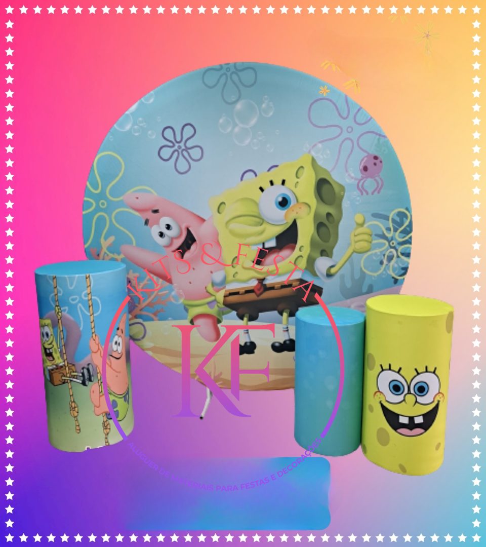Bob Esponja, kitfesta, ilha de são miguel, açores, decoração, aniversario