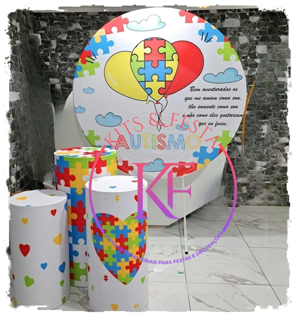 Autismo, Kits Festa, aluguer, decoração, aniversário, ilha de são miguel, açores