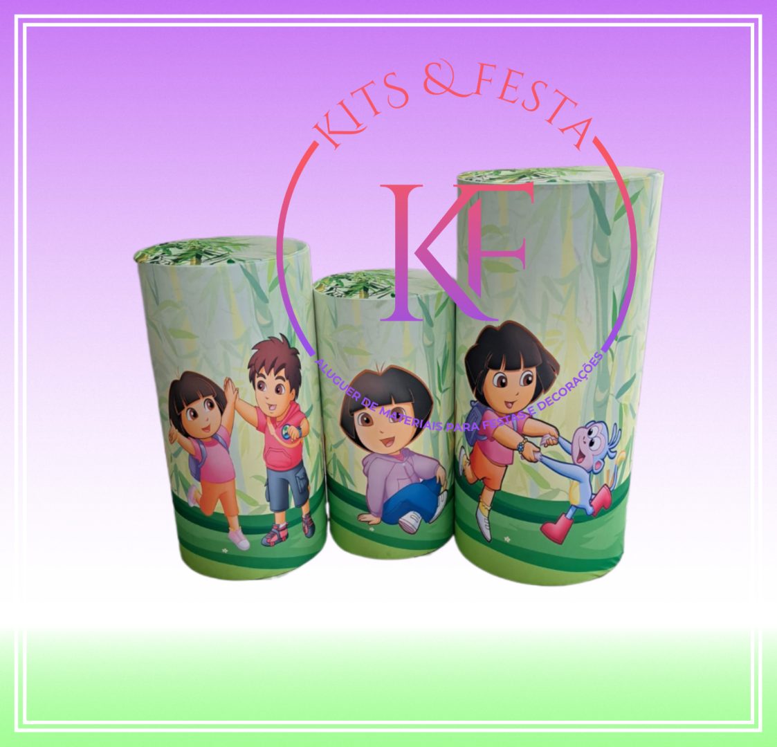 Dora Aventureira, Kits Festa, aluguer, decoração, aniversário, ilha de são miguel, açores