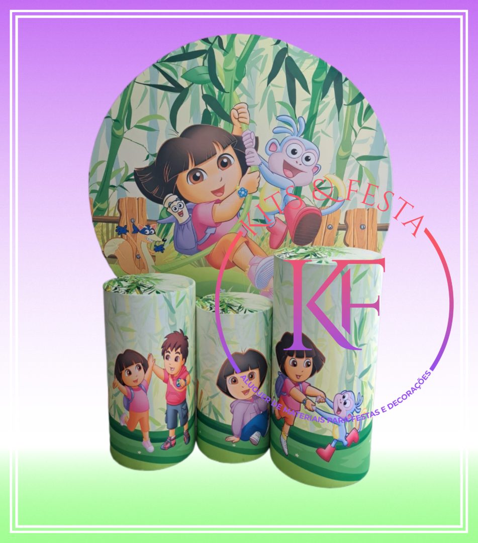 Dora Aventureira, Kits Festa, aluguer, decoração, aniversário, ilha de são miguel, açores