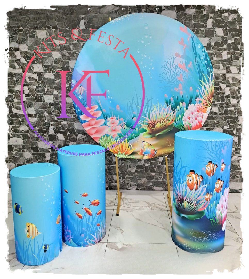 Fundo do Mar, Kits Festa, aluguer, decoração, aniversário, ilha de são miguel, açores