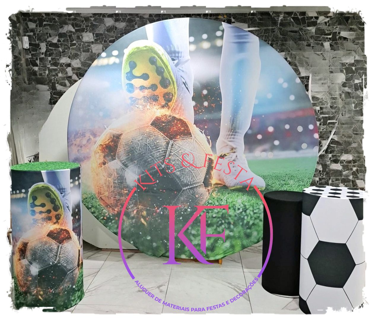 Futebol, Kits Festa, aluguer, decoração, aniversário, ilha de são miguel, açores