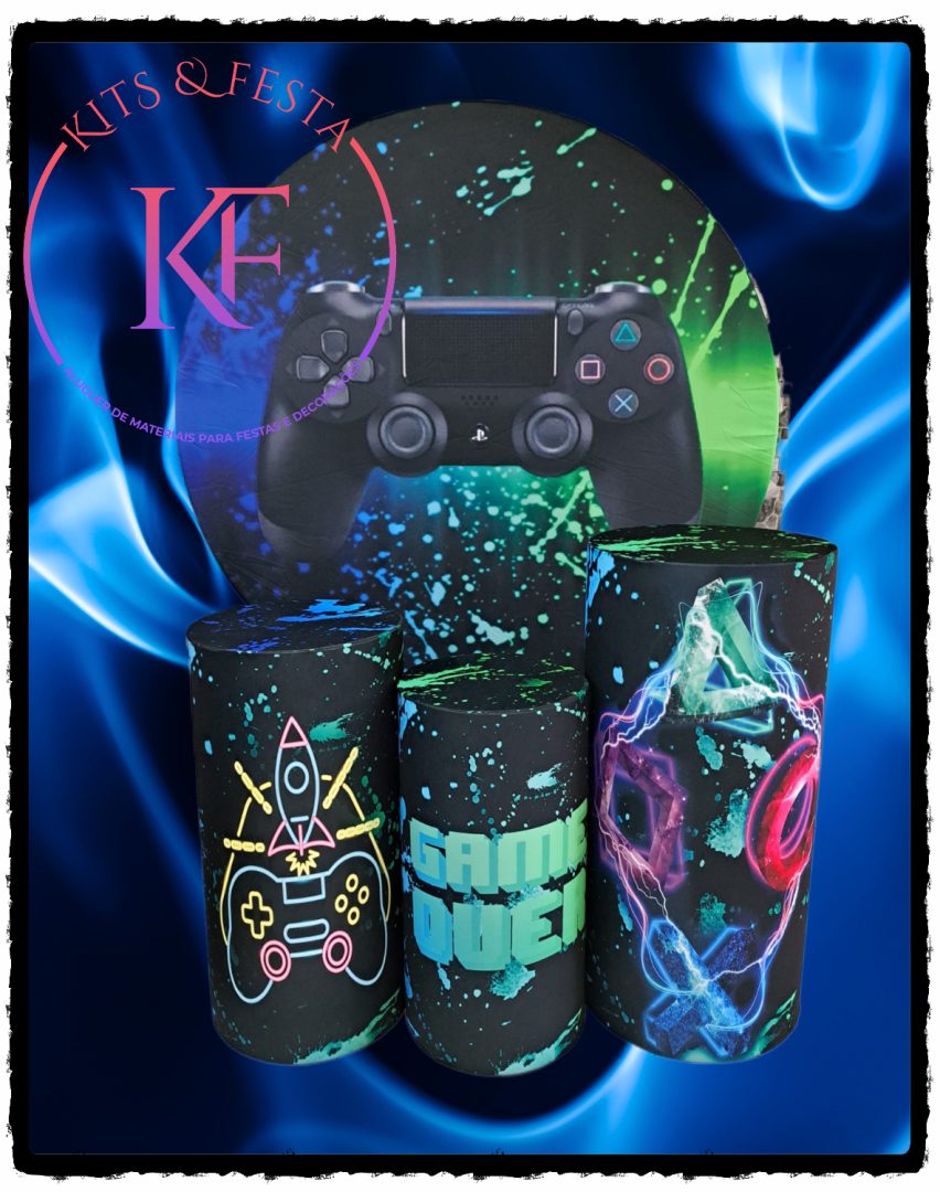 Game Over, Kits Festa, aluguer, decoração, aniversário, ilha de são miguel, açores