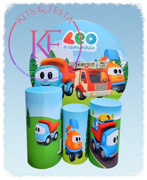 Leo caminhão, Kits Festa, aluguer, decoração, aniversário, ilha de são miguel, açores