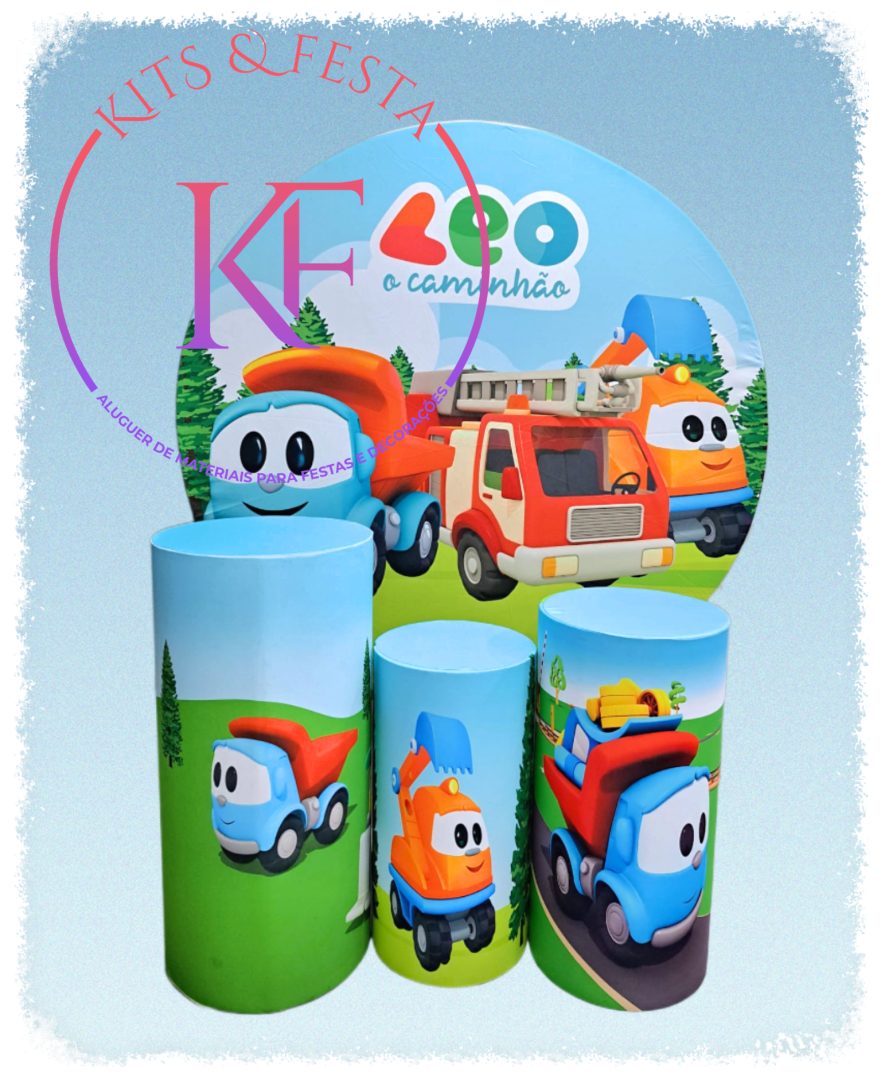 Leo caminhão, Kits Festa, aluguer, decoração, aniversário, ilha de são miguel, açores