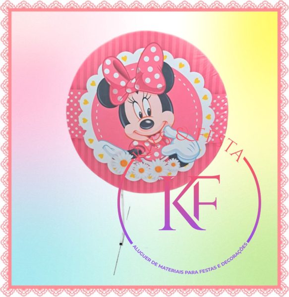 MINNIE ROSA FORTE PAINEL SITE Minnie, Kits Festa, aluguer, decoração, aniversário, ilha de são miguel, açores