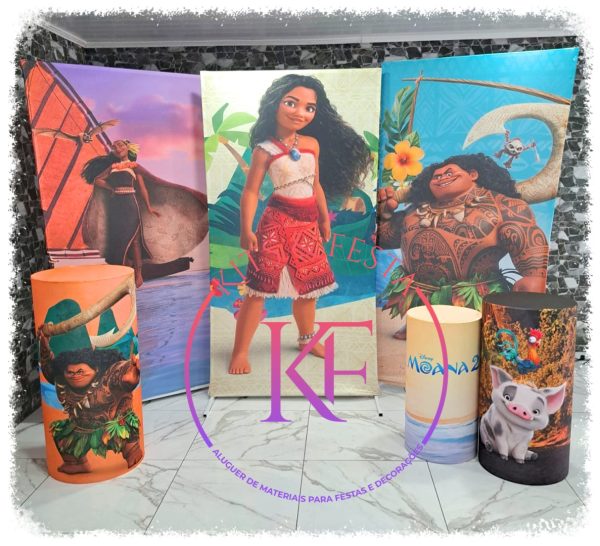Moana 2, Kits Festa, aluguer, decoração, aniversário, ilha de são miguel, açores