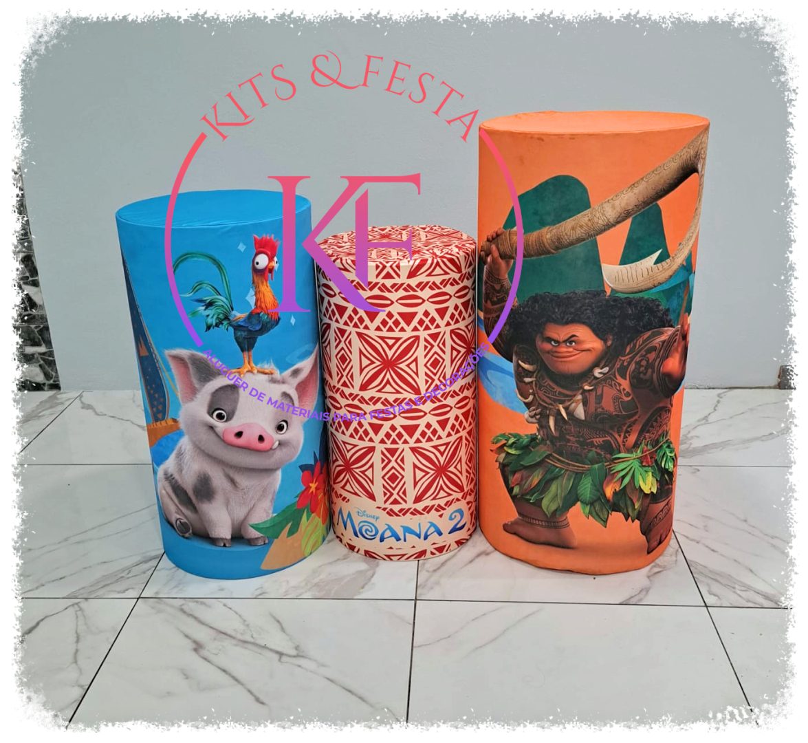 Moana 2, Kits Festa, aluguer, decoração, aniversário, ilha de são miguel, açores