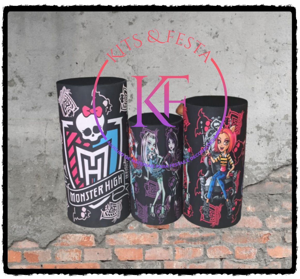 Monster Higth, Kits Festa, aluguer, decoração, aniversário, ilha de são miguel, açores