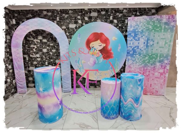 Sereia, Kits Festa, aluguer, decoração, aniversário, ilha de são miguel, açores