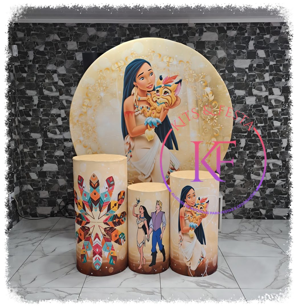 Pocanhotas, Kits Festa, aluguer, decoração, aniversário, ilha de são miguel, açores