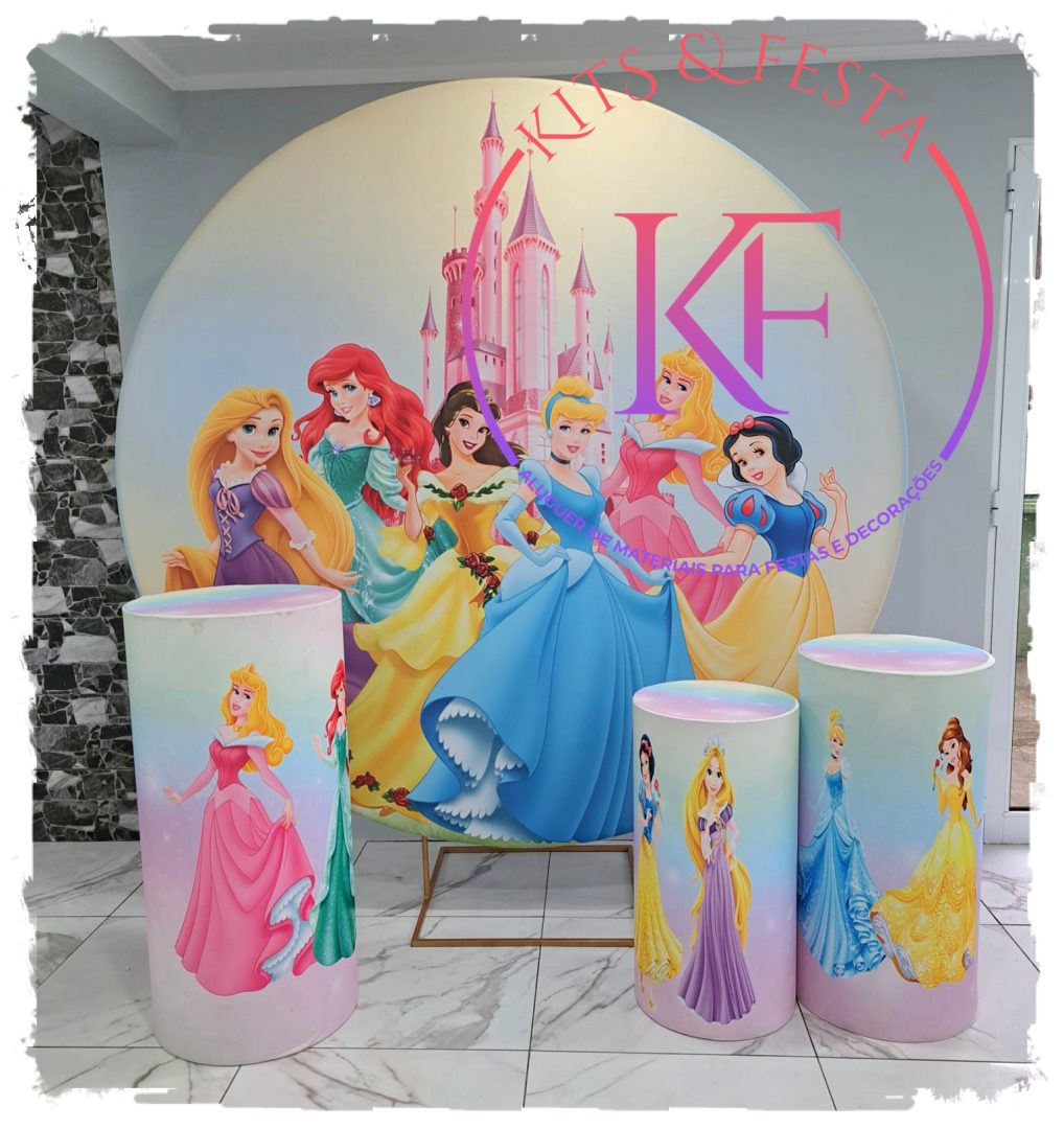 Princesas, Kits Festa, aluguer, decoração, aniversário, ilha de são miguel, açores