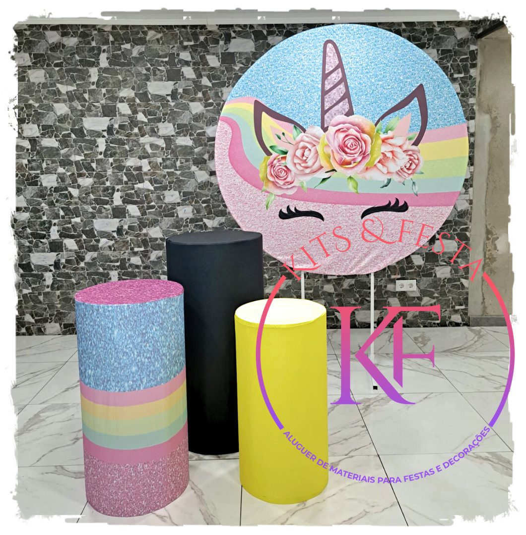 Unicornio, Kits Festa, aluguer, decoração, aniversário, ilha de são miguel, açores