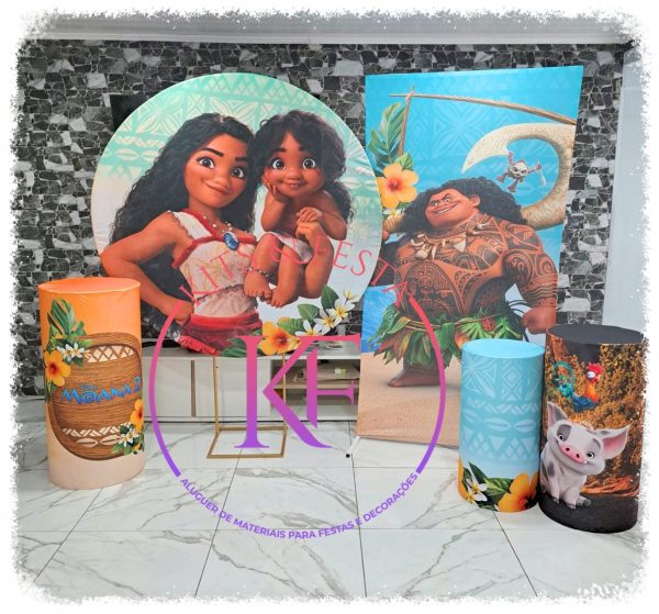 Moana 2, Kits Festa, aluguer, decoração, aniversário, ilha de são miguel, açores