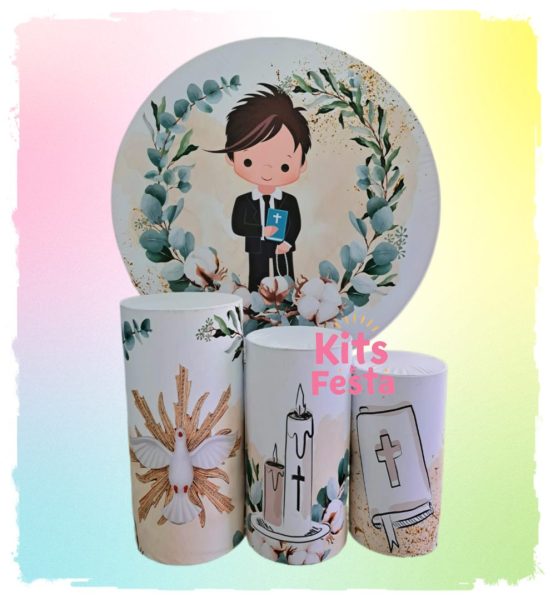 Comunhão, decoração de festa, kit, ilha de sao miguel