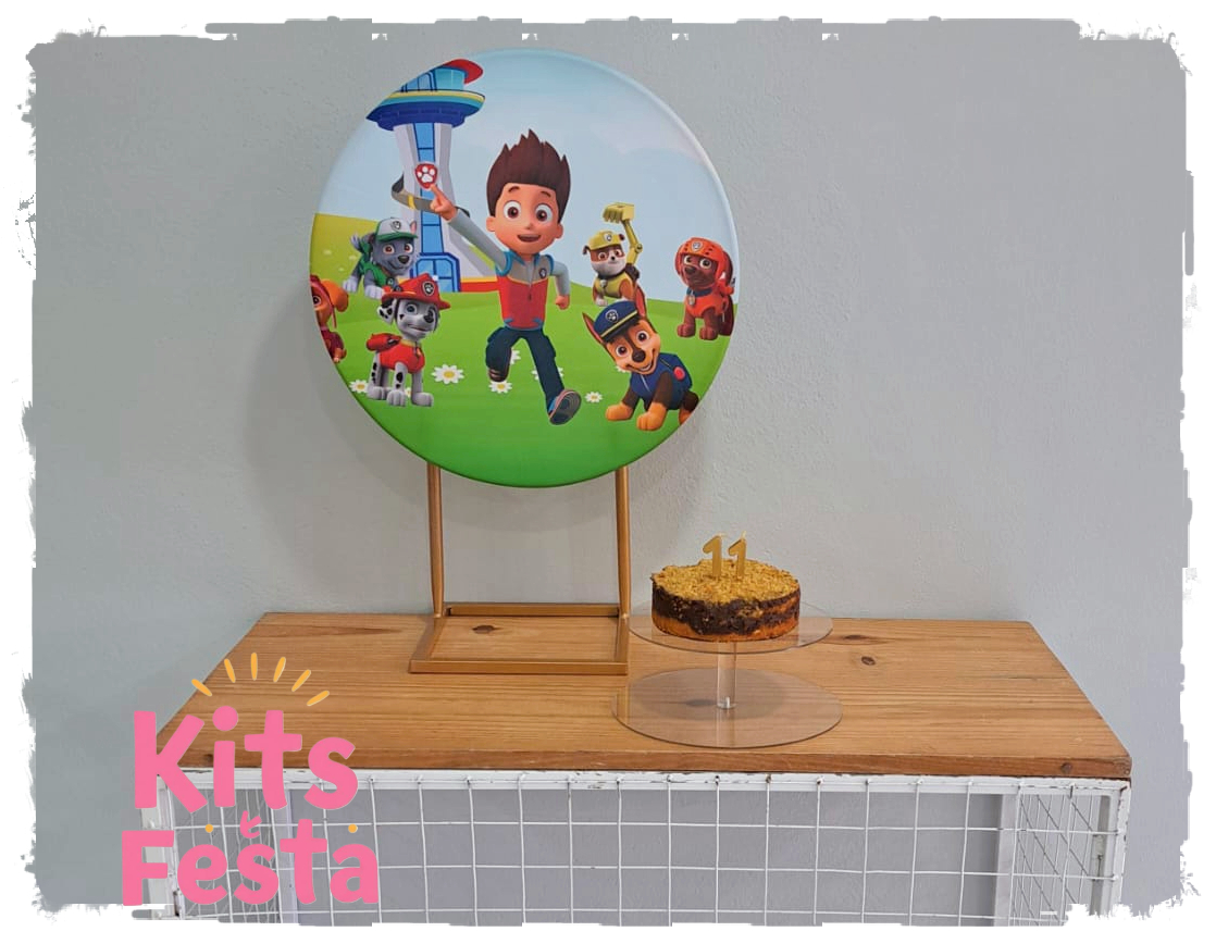 patrulha pata, decoração de festa, kit, ilha de sao miguel