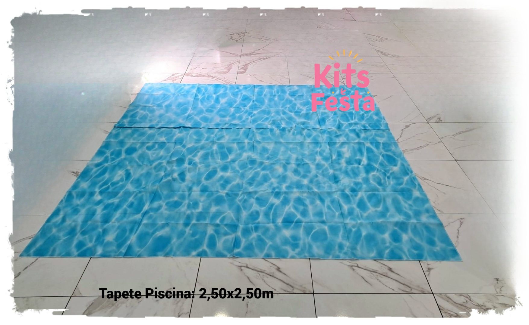 tapete piscina, decoração de festa, kit, ilha de sao miguel