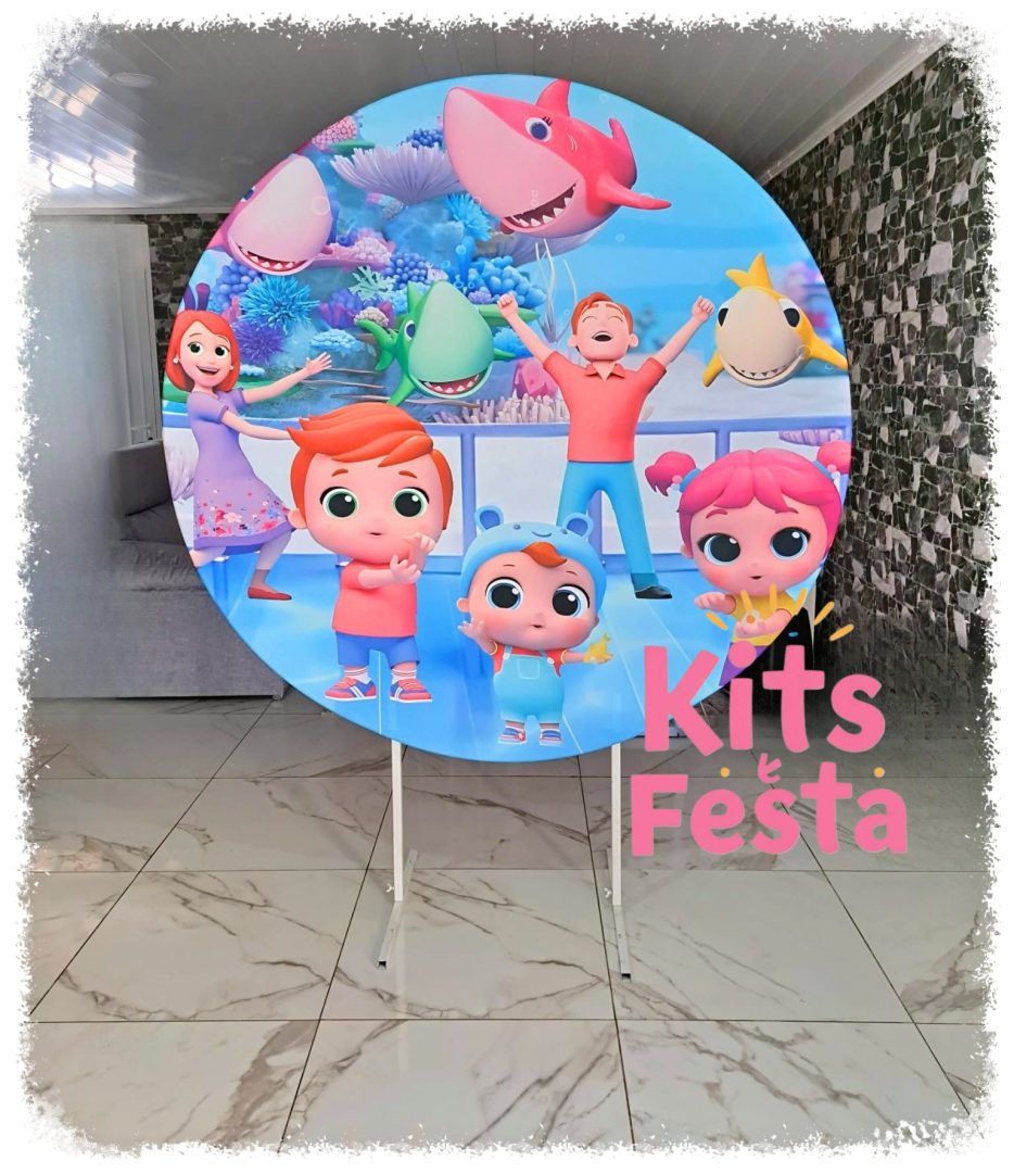 Familia bABY sHark, decoração, kit festa, ilha de são miguel, decoração, aniversário