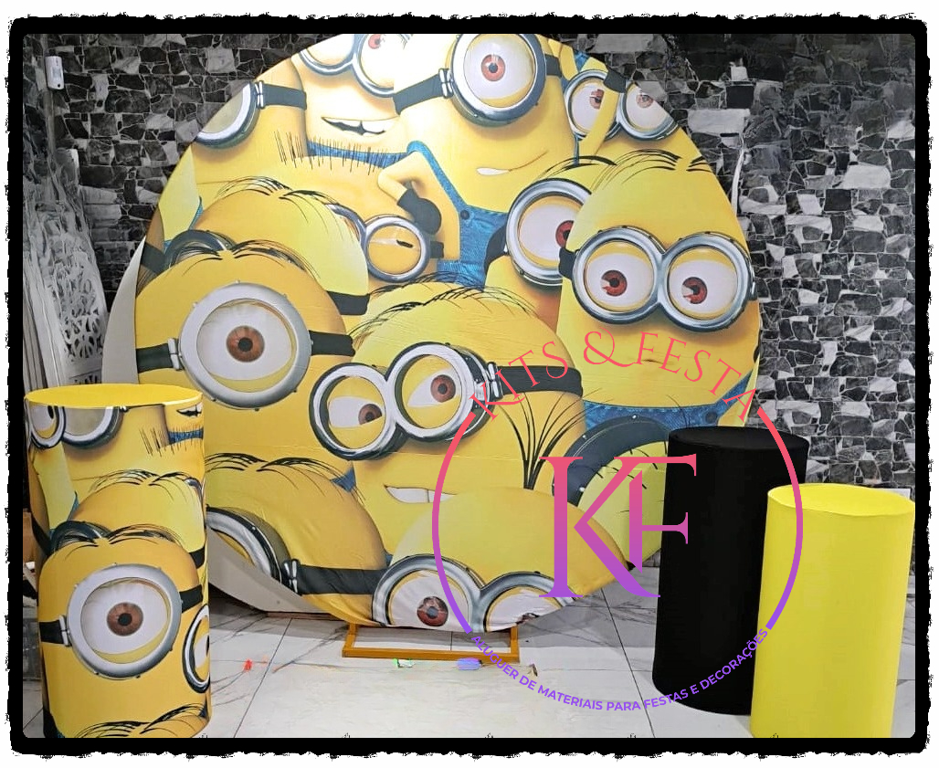 MINIONS minions, decoração de festa, kit, ilha de sao miguel