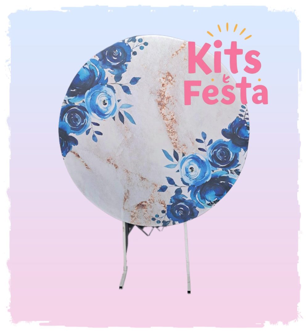 floral azul, kit festa, decoração. Ilha de são Miguel, açores.