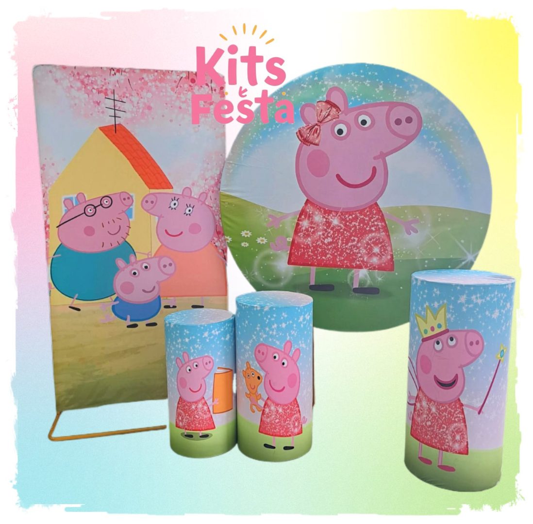 peppa, kit festa, decoração. Ilha de são Miguel, açores.