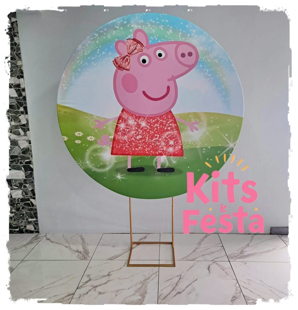peppa, kit festa, decoração. Ilha de são Miguel, açores.