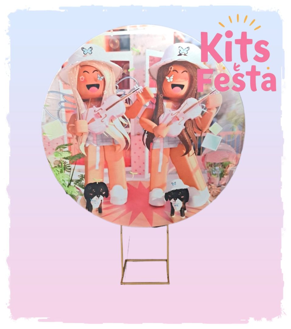 Roblox Rosa, kit festa, decoração. Ilha de são Miguel, açores.