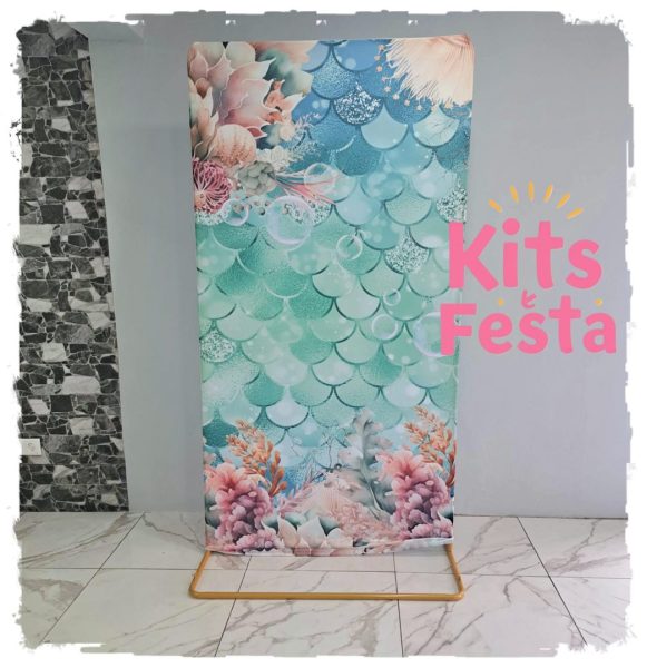 SEREIA ESCAMA DE PEIXE RETANGULAR kit festa, decoração. Ilha de são Miguel, açores.