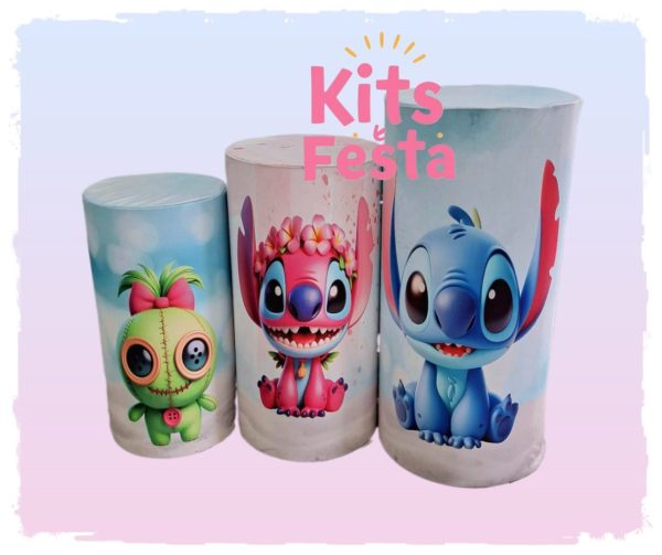 STITCH E LILO BEBE CILINDROS kit festa, decoração. Ilha de são Miguel, açores.